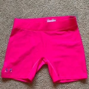 NWOT Hot Pink Under Armour Compression Shorts S